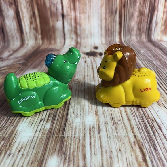 VTech Go Go Smart Animal Cow Sheep Giraffe Alligator Rooster Monkey Lion Tiger - Picture 3 of 9